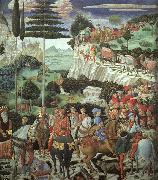 Benozzo Gozzoli Procession of the Magus Melchoir USA oil painting artist